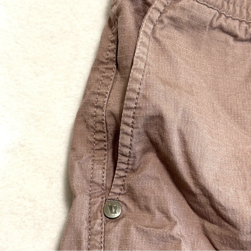 Vuori Vintage Ripstop Women’s Short Mauve Hazel Brown Size M - Picture 6 of 13